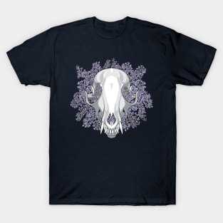 Fox Skull & Lilacs T-Shirt